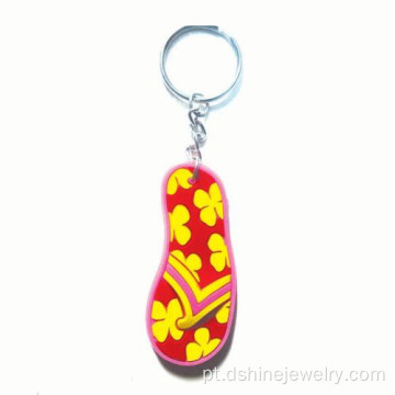 Fabricante atacado de borracha macia personalizada 3D PVC Keychain